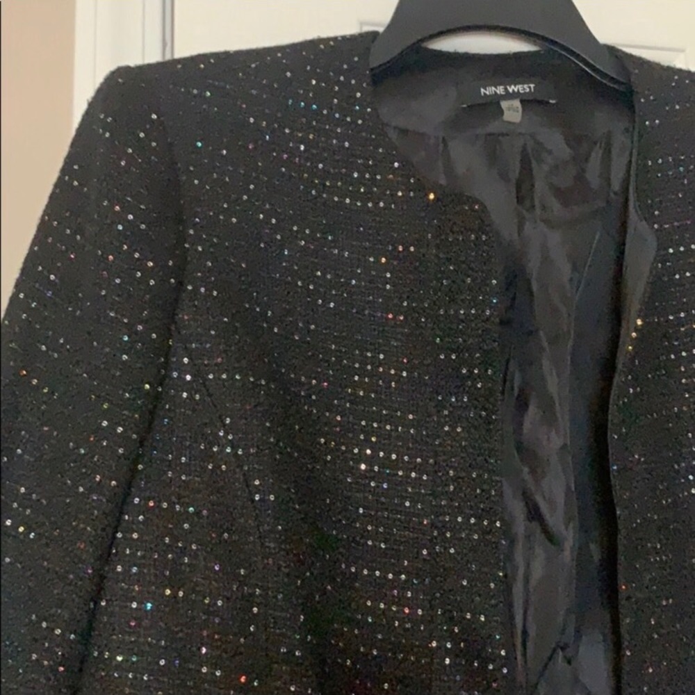 Nine West Vintage Retro Shimmery Blazer
